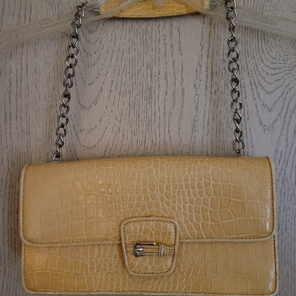 NWOT Liz Claiborne Yellow Bag